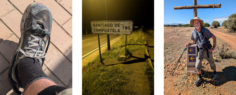 Greg har gået caminoen på trods af dropfod - Sahva