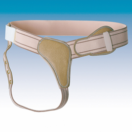 Enkelsidet lyskebrok-bandage fra Orliman - højre