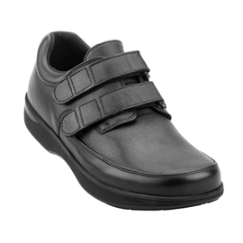 Herresko med velcro og stretch fra New Feet