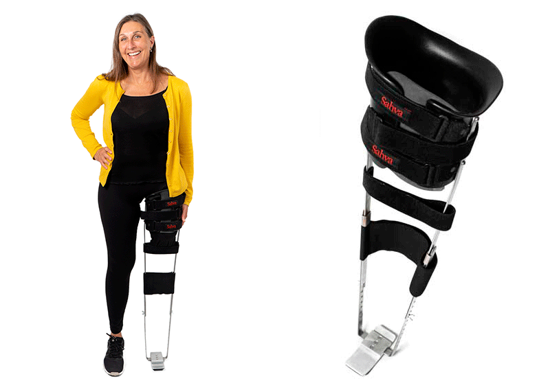 Kvinde iført Thomassplint - Sahva