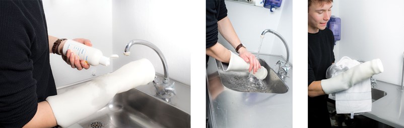 Guide til at vaske din proteseliner