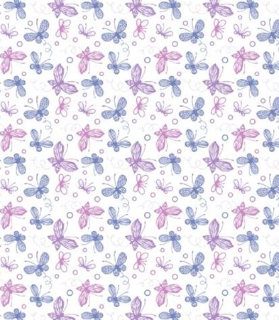 23 Butterflies Lilac 23 Butterflies Lilac