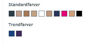 Medi Elegance farver