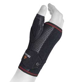 Tommel-/håndledsbandage med snørelukning fra Orliman - højre