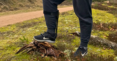 Turbomed dropfodsskinne benyttet i naturen - Sahva