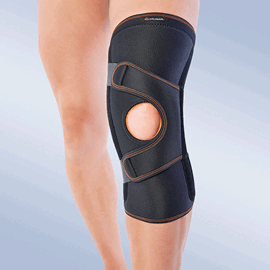 Knæbandage lateral/medial kontrol af knæskal fra Orliman - Venstre