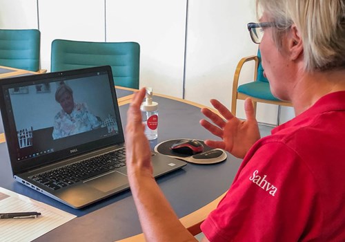 Online sparring for fagpersoner