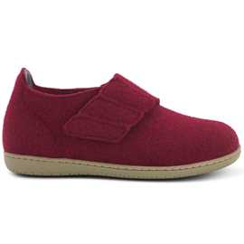 Dame hjemmesko med hælkappe i uld fra New Feet 