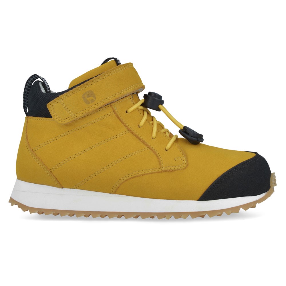 Gul børne støvle med elastik - Sahva