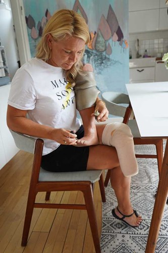 Stine Juul Normann protesebruger Sahva