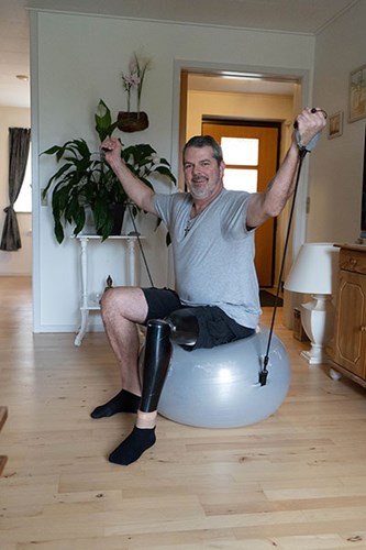 Benprotese; John Hvidberg; Sahva