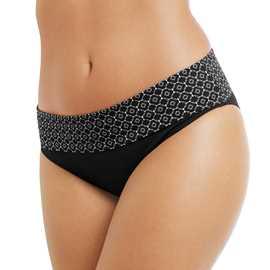 Ayon High Waist trusse - Sort/hvid