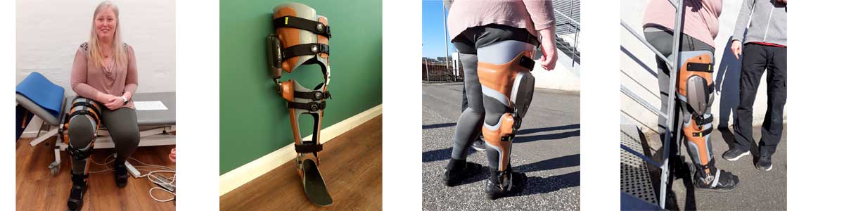 Cecilie helt unikke C-brace ortose - Sahva