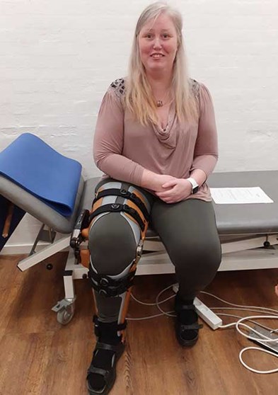 Cecilie blev lammet efter operation Cecilie blev lammet efter operation