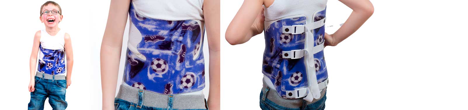 Dreng iført Boston korsettet - Sahva