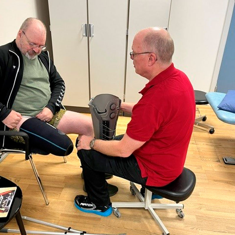 Varos hylster bliver testet på lårbensamputeret - Sahva